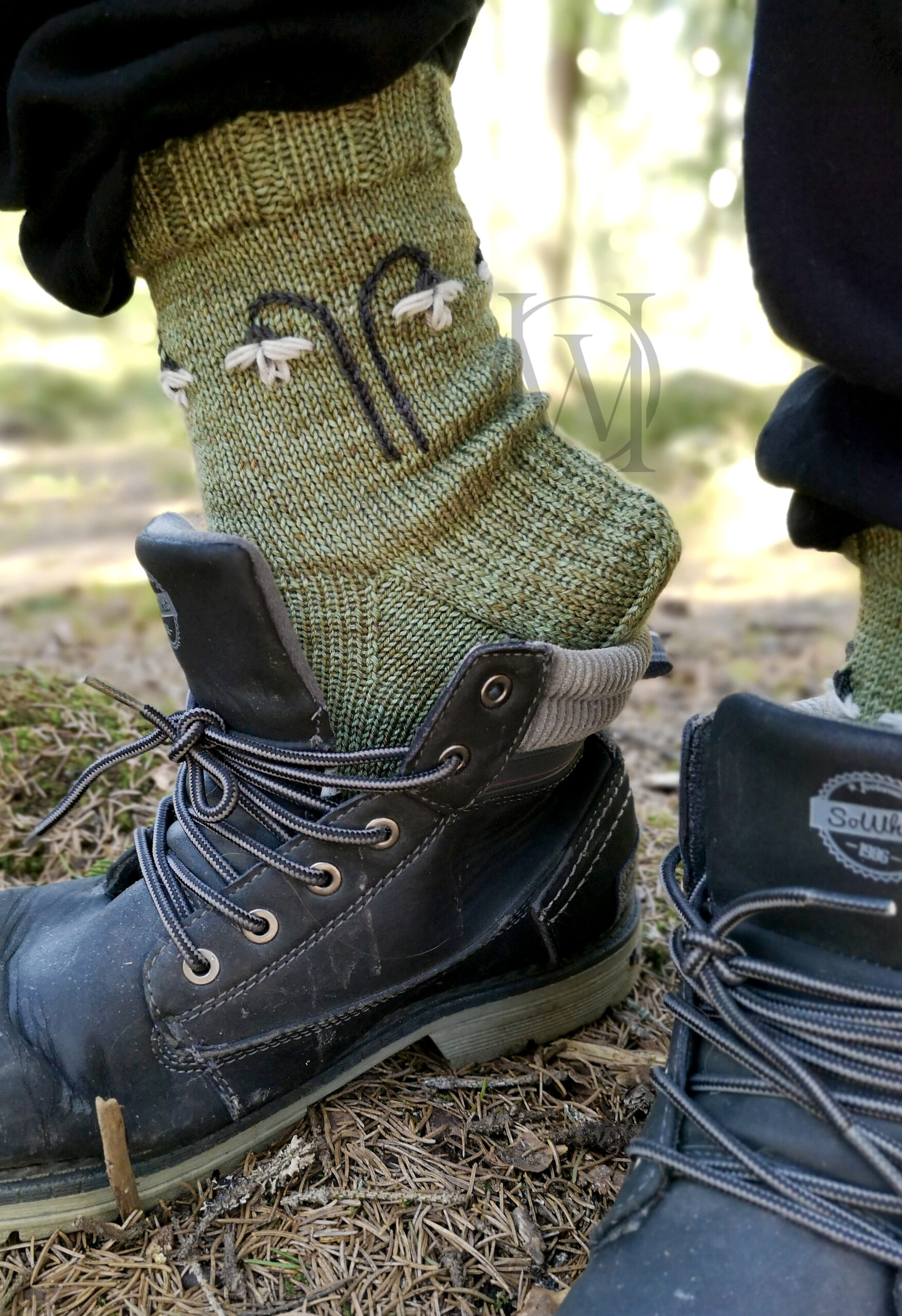 Lumikellot Socks - PDF - Kuva 2