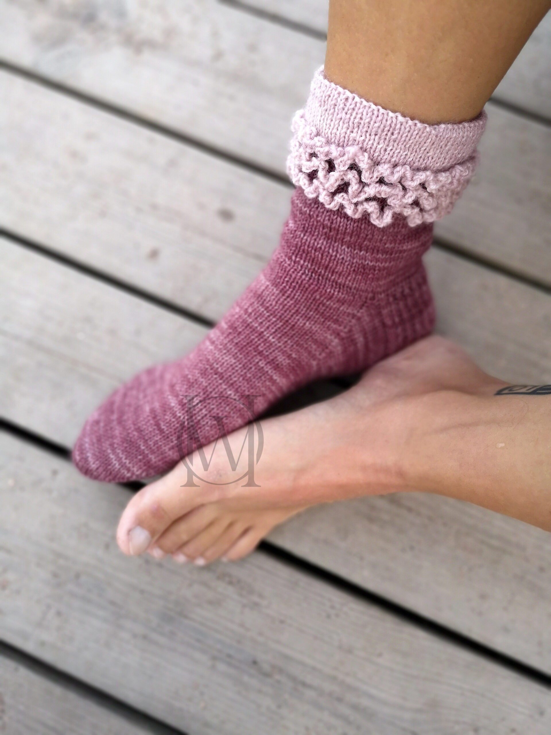 Neilikat Socks - PDF - Kuva 3